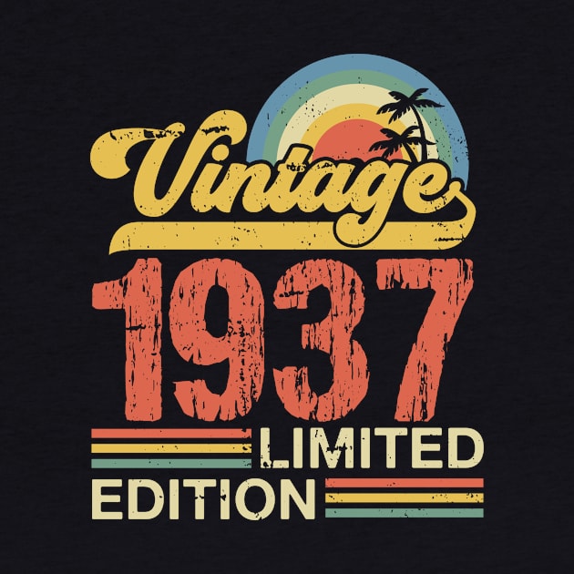 Retro vintage 1937 limited edition by Crafty Pirate 